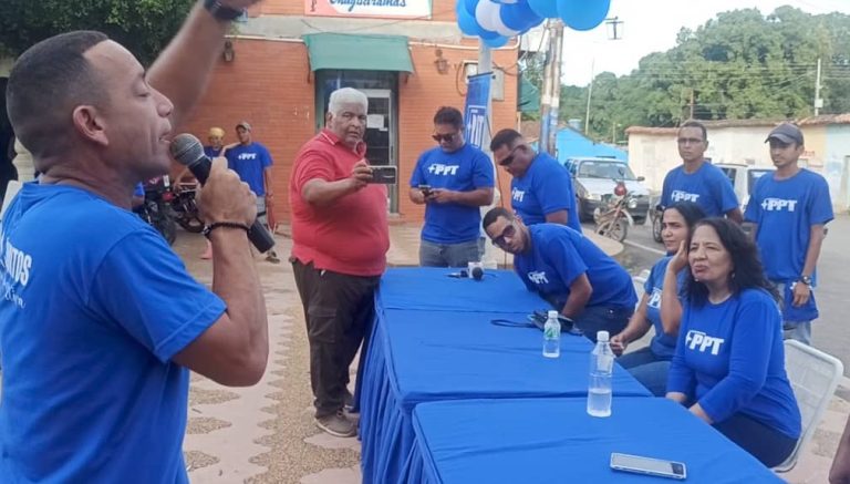 En cierre de campaña: Bernardo Alvarado candidato del PPT a la Alcaldía de Chaguaramas presentó su plan de gobierno